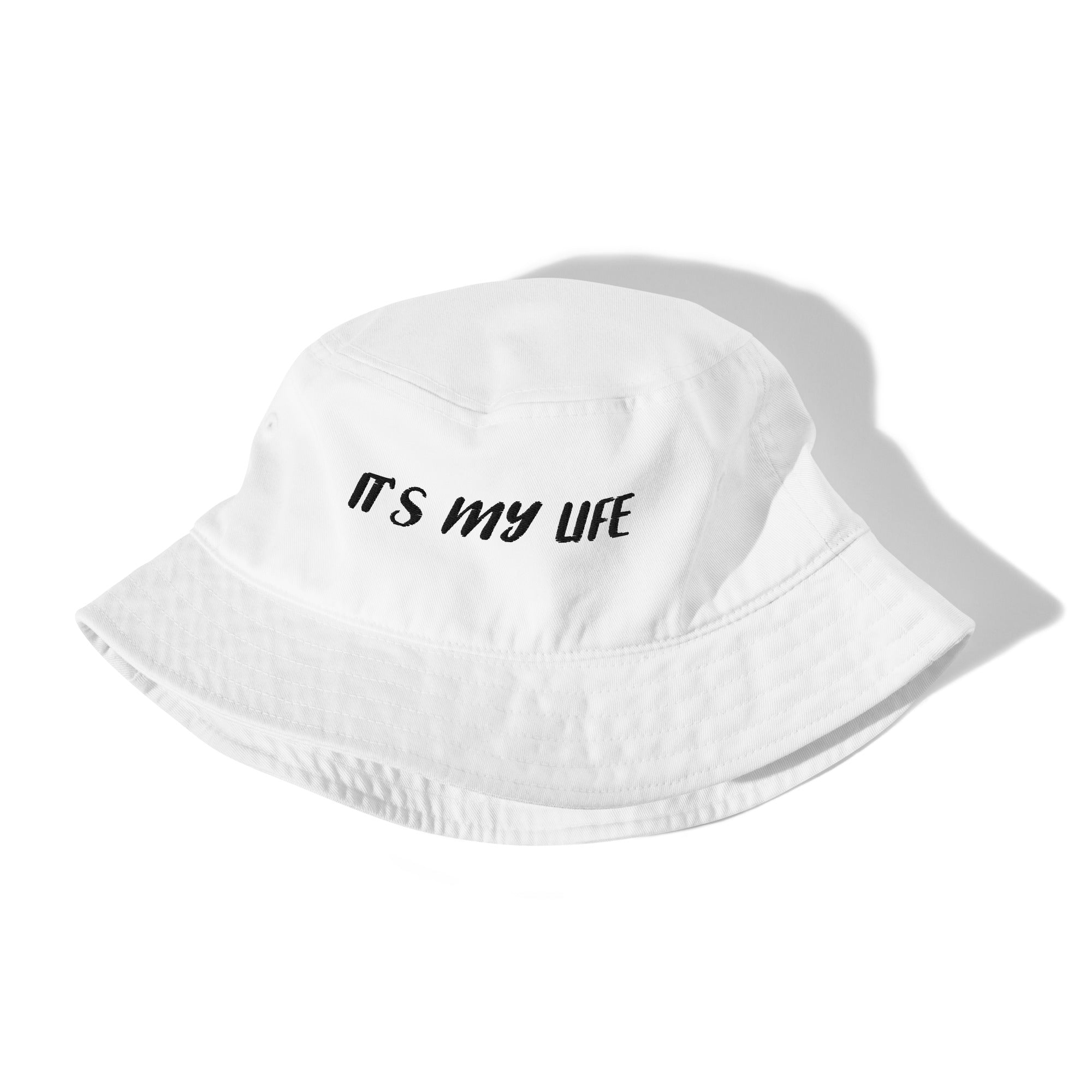 MAILY B white eco-friendly bob "It's my life" embroidered